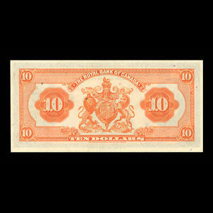 Canada, Royal Bank of Canada, 10 dollars : January 2, 1935