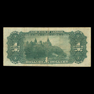 Canada, Dominion of Canada, 4 dollars : January 2, 1902