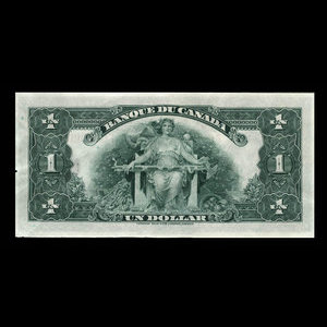 Canada, Bank of Canada, 1 dollar : 1935