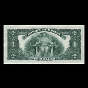 Canada, Bank of Canada, 1 dollar : 1935