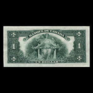 Canada, Bank of Canada, 1 dollar : 1935