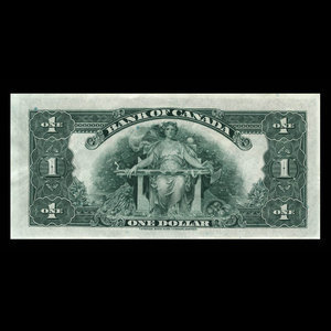 Canada, Bank of Canada, 1 dollar : 1935