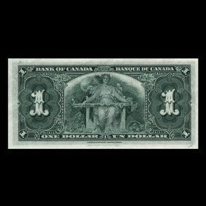 Canada, Bank of Canada, 1 dollar : January 2, 1937