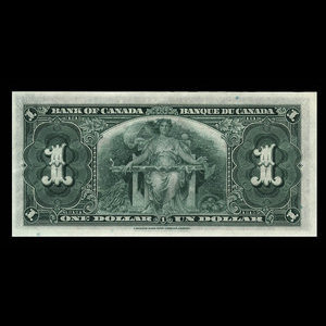 Canada, Bank of Canada, 1 dollar : January 2, 1937