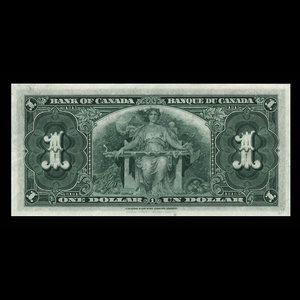 Canada, Bank of Canada, 1 dollar : January 2, 1937