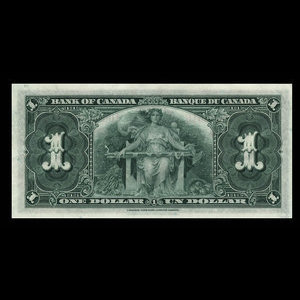 Canada, Bank of Canada, 1 dollar : January 2, 1937