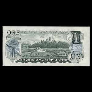 Canada, Bank of Canada, 1 dollar : 1973