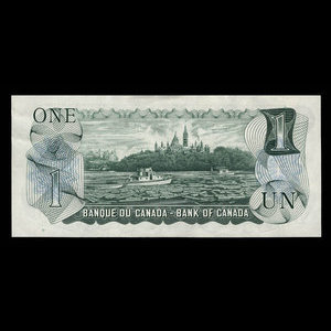 Canada, Bank of Canada, 1 dollar : 1973