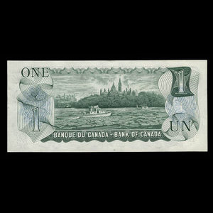 Canada, Bank of Canada, 1 dollar : 1973