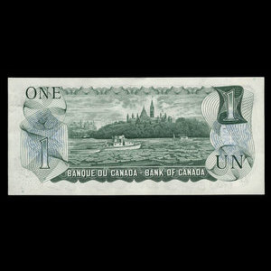 Canada, Bank of Canada, 1 dollar : 1973