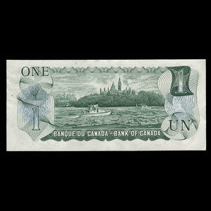 Canada, Bank of Canada, 1 dollar : 1973