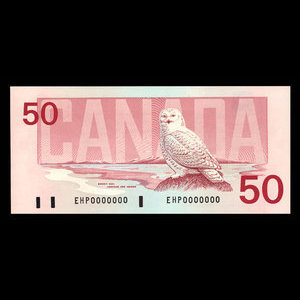 Canada, Bank of Canada, 50 dollars : 1988