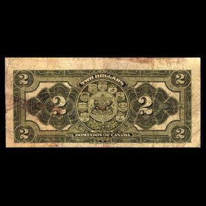 Canada, Dominion of Canada, 2 dollars : January 2, 1914