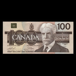 Canada, Bank of Canada, 100 dollars : 1988