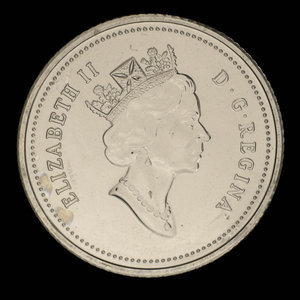 Canada, Elizabeth II, 10 cents : 1990