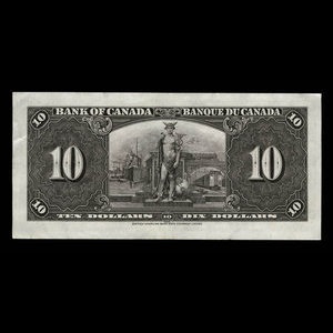 Canada, Bank of Canada, 10 dollars : January 2, 1937