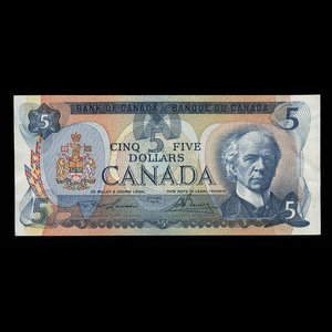 Canada, Bank of Canada, 5 dollars : 1979