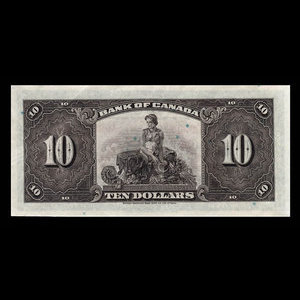 Canada, Bank of Canada, 10 dollars : 1935