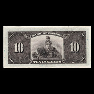 Canada, Bank of Canada, 10 dollars : 1935