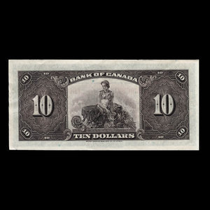 Canada, Bank of Canada, 10 dollars : 1935