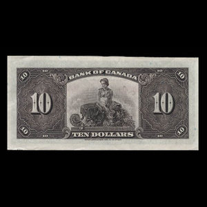 Canada, Bank of Canada, 10 dollars : 1935