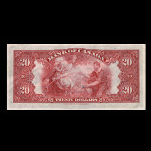 Canada, Bank of Canada, 20 dollars : 1935