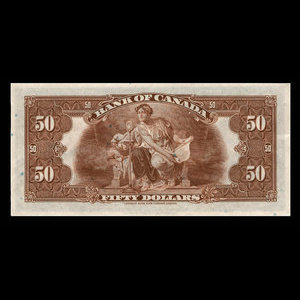 Canada, Bank of Canada, 50 dollars : 1935