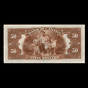 Canada, Bank of Canada, 50 dollars : 1935