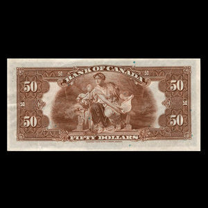 Canada, Bank of Canada, 50 dollars : 1935