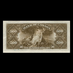 Canada, Bank of Canada, 500 dollars : 1935