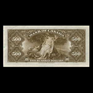 Canada, Bank of Canada, 500 dollars : 1935