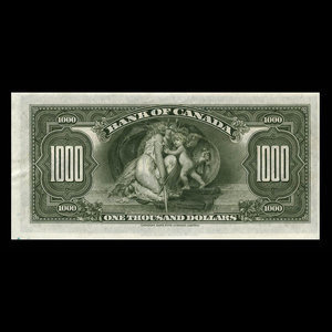 Canada, Bank of Canada, 1,000 dollars : 1935