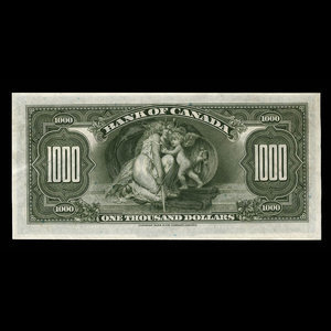 Canada, Bank of Canada, 1,000 dollars : 1935