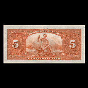 Canada, Bank of Canada, 5 dollars : 1935