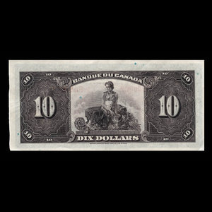 Canada, Bank of Canada, 10 dollars : 1935