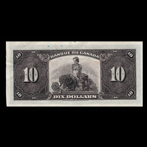 Canada, Bank of Canada, 10 dollars : 1935