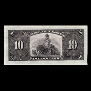 Canada, Bank of Canada, 10 dollars : 1935