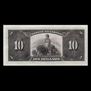 Canada, Bank of Canada, 10 dollars : 1935