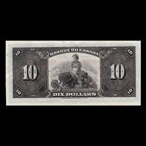 Canada, Bank of Canada, 10 dollars : 1935