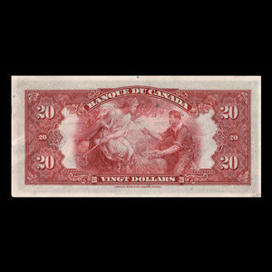 Canada, Bank of Canada, 20 dollars : 1935