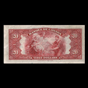 Canada, Bank of Canada, 20 dollars : 1935