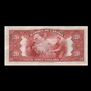 Canada, Bank of Canada, 20 dollars : 1935