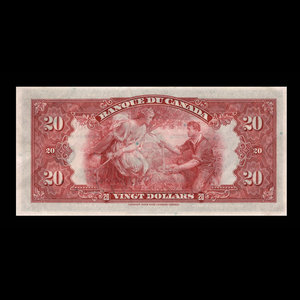 Canada, Bank of Canada, 20 dollars : 1935