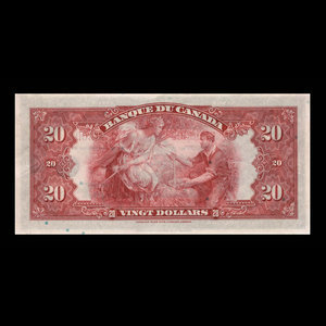 Canada, Bank of Canada, 20 dollars : 1935