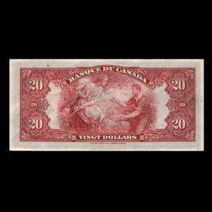 Canada, Bank of Canada, 20 dollars : 1935