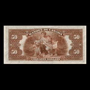 Canada, Bank of Canada, 50 dollars : 1935