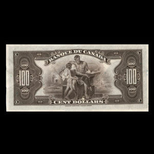 Canada, Bank of Canada, 100 dollars : 1935