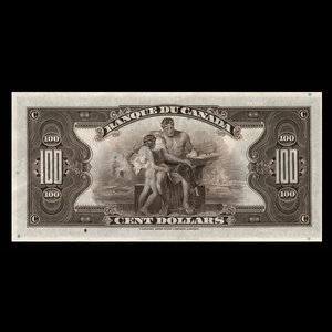 Canada, Bank of Canada, 100 dollars : 1935