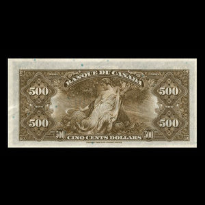 Canada, Bank of Canada, 500 dollars : 1935