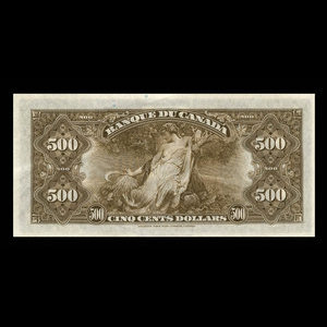 Canada, Bank of Canada, 500 dollars : 1935